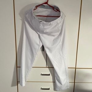 White Callaway pants